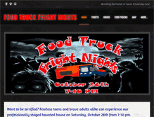 Tablet Screenshot of foodtruckfrightnights.com